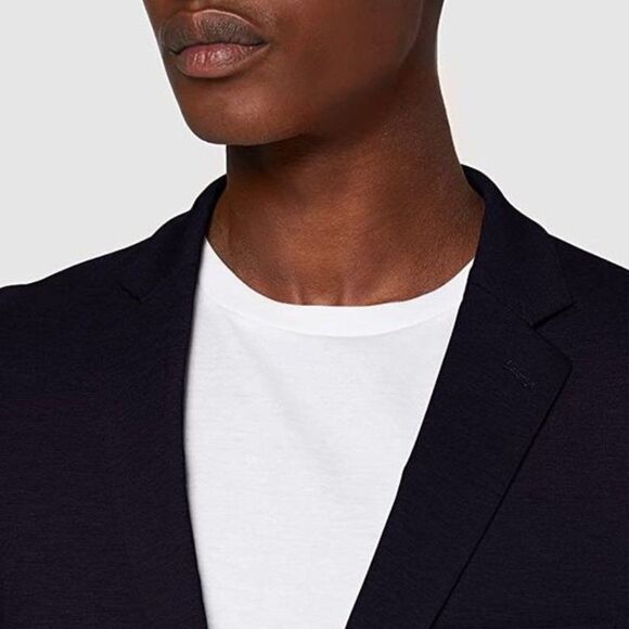 New MERAKI Men's Casual Blazer Navy - Picture 2 of 10